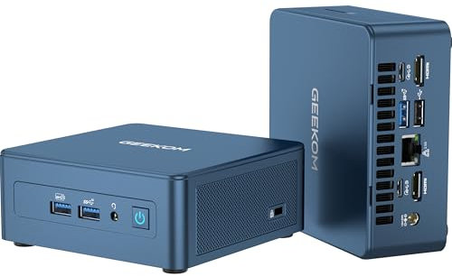 GEEKOM IT13 2025 Edition Mini PC mit i9-13900HK (Best Mini PC 2025-WinCentral), 32GB RAM&1TB SSD | Windows 11 Pro | 6X USB | 8K Quad-Display | Intel Iris Xe | Kompaktes Powerhouse für Homeoffice