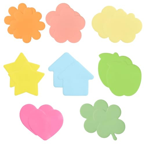 16 Blocs de Feuilles, Notes Autocollantes Colorées, 480 feuilles Mini Notes Adhésives Réutilisables, Note Self-sticky pour Listes de Tâches, Rappels et Marquage, Petits Sticky Memo Pads pour le bureau