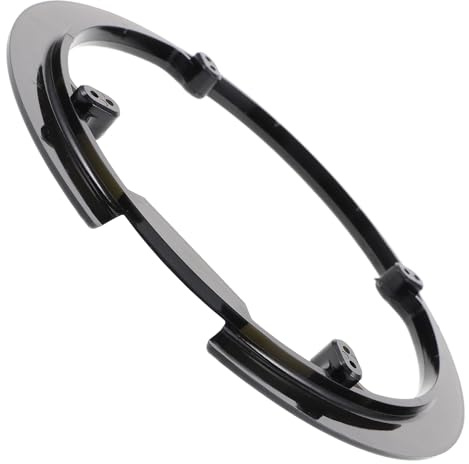 DIYEAH Protège-Plateau de Chaîne Souple en Résine Noire, Protection pour Plateau de Vélo VTT 42-44 Dents, Garde-chaîne Robuste Antichoc pour Transmission, Accessoire Vélo Tout Terrain