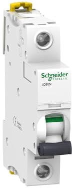 Schneider electric a9 F74125 iC60 N disjoncteur, acti9, 1p, 25 A, Courbure C, 50/60 Hz, Blanc