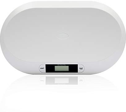 20Kg/44lbs Babywaage Digital Stillwaage Säuglingswaage Kinderwaage Tierwaage Mit Tarierfunktion Weiß