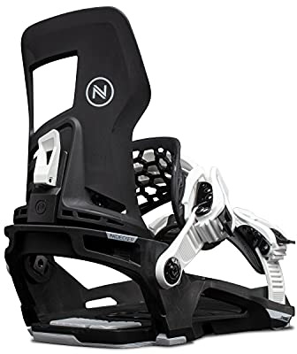 Nidecker Prime Snowboard Bindungen – Schwarz – All-Mountain Performance mit reaktionsfreudigen Straps & Eva Base – M