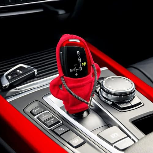 MXDHOKY 4 Stück Auto Schaltknauf Abdeckung, Schalthebel Haube Schaltknauf Mini Hoodie, Schaltknauf-Kapuzenpullover, für manuelles oder automatisches, Auto-Schalthebel-Innendekorationszubehör