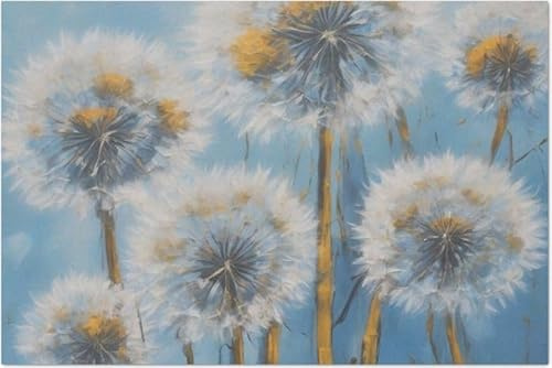The Shabby Hummingbird Delightful Dandelions Large Decoupage Paper, 20 x 30 (For Furniture, large projects)