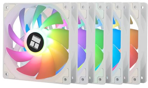 Thermalright TL-C12CW-S X5 - ventola d'aria PWM Silent Computer ARGB 120mm, fino a 1550 giri/min, con cuscinetto S-FDB