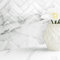 Livelynine Azulejos Adhesivos Baño 3D 30x30CM Baldosas Adhesivas Pared Cocina 3D en Espina de Pescado 32-Losetas Impermeable Azulejos Adhesivos Cocina Efecto Marmol Vinilo Cocina Pared Azulejos Gris