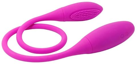 LUETRIXE Double Head Vibrator for Women, 7 Vibration Modes G Spot Clitoral Massager, Vibro Egg Love Balls Adult Sex Toys for Women Couples