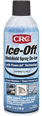 CRC 05346 Ice-Off Windshield Spray De-Icer, 12 Wt. oz, 12 Bottles (Case)