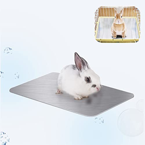 FIPASEN Alfombra de Enfriamiento para Mascotas, 30x20cm Almohadilla de Enfriamiento para Conejos Conejito Chinchilla Conejillo de Indias Hámster y Otras Mascotas se Mantienen Frescas en Verano