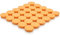 ZDZBLX Magnete für Magnettafel, 30 Stück Stark, Kühlschrankmagnete Klein Rund, Whiteboard Tafelmagnete für Magnetwand, Orange