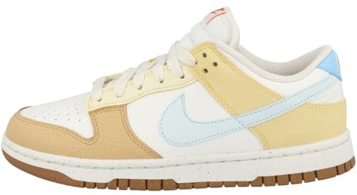 NIKE Herren Dunk Low Sneaker, White Top Glacier Blue, 41 EU
