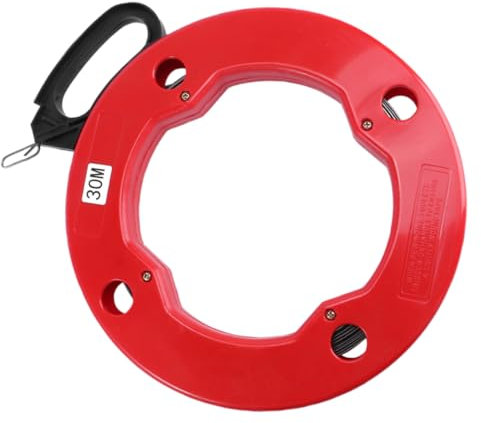 jojofuny Cable Fishing Tools Fish Tape Wire Puller Electrician Reel Steel Wire Puller Wall Fishing Tool for Electricians