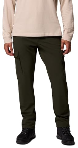 Columbia Pantalon cargo Roc Tech, Bas tissés, Répulsion avancée, Étirement confortable, Boucle de ceinture utilitaire polyvalente, Ceinture décontractée, Accents réfléchissants - Hommes
