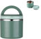 Lusacy 1L Edelstahl Thermobecher Essen,Thermoskanne Essen Auslaufsicher, Thermo Lunchbox,Thermobehälter für Essen, Thermobehälter mit Griff (Grün)