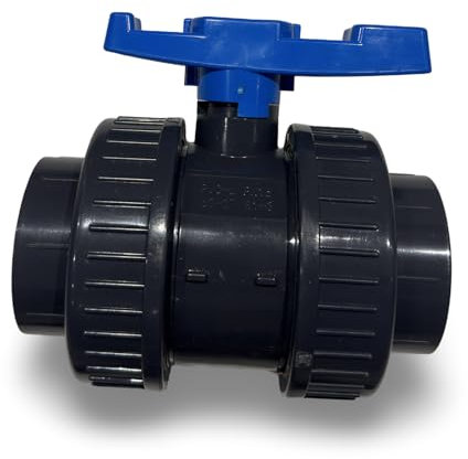 Aqua Universe 1.5 Union Ball Valve with Blue Handle