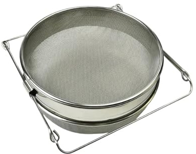 Biodlingsutrustning, Återanvändbart Honungsfilter Med Dubbelt Lager Och Nät I Rostfritt Stål. Honungsfiltreringsverktyg,för biodlare