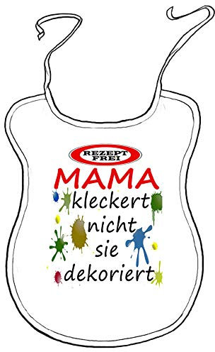Kleckerlatz Scherz-Latz für Erwachsene Mama Baby-Lätzchen