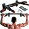 Retoo Klimmzugstange Wandmontage Rutschfeste Griffe bis 100kg Belastbar aus Stahl, Stabil Pull Up Bar, Trainings Halterung mit Multifunktionen für Heimturnhalle & Krafttraining