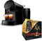 L'OR BARISTA Coffee Machine & Milk Frother by Philips with L'OR Double Barista Selection XXL 5X10PC, Double Shot, Aluminium Coffee Capsules (Total 50 XXL Capsules) Intensity 13