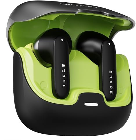 Boult Audio Z40 True Wireless in Ear Earbuds with 60H Playtime, Zen™ ENC Mic, Low Latency Gaming, Type-C Fast Charging, Made in India, 10mm Rich Bass Drivers, IPX5, Bluetooth 5.3 Ear Buds TWS (Black)