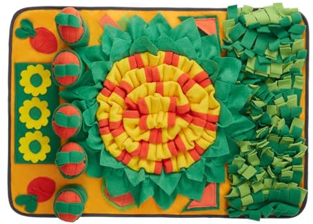 Interaktionshund Snuffle Pad för mental stimulering och minska stress långsam matning olika storlekar raser utfodring hundfoder matta stressreducerande