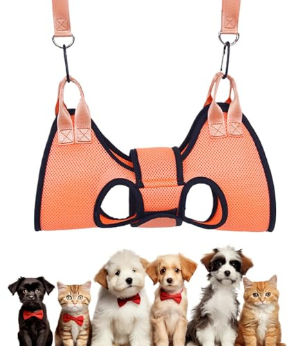 Harnais de toilettage pour Chien - Hamac pour l'entretien des Griffes - Aide à la Coupe des Griffes - Aide au Transport Pratique pour la Maison, la Pension pour Animaux, l'entretien des Griffes et Le