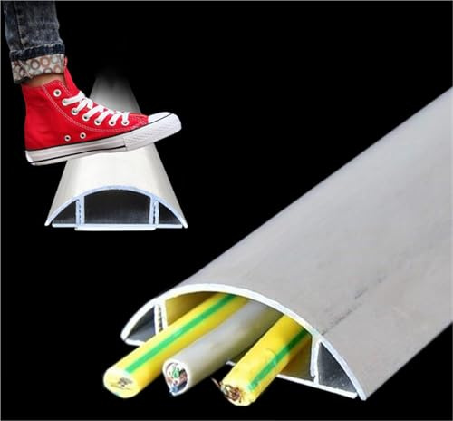 kabelkanal Selbstklebende Kabelmanagement-Abdeckung, 30 40 47 75 100 112 Mm Breit, Halbrunder Kabeldeckel Aus Edelstahl, Kabelabdeckung Für Kabel(L W H 50cm x 100mm x 30mm)