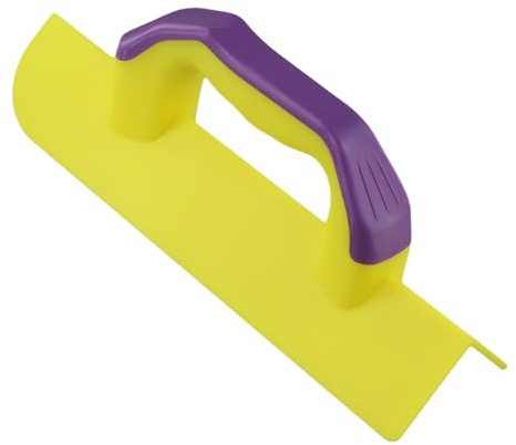 Cazzuola angolare in plastica per pareti interne ed esterne per finitura di cartongesso e bordi in cemento, 30 x 5,5 cm, strumento di modellazione angolare per finitura professionale della parete