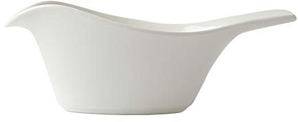 Sizikato Saucière en porcelaine blanche en forme d'oiseau 141,7 g