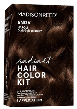 Madison Reed - High Quality Permanent Dyeing: Radiant Hair Color Kit provides a beautiful and high quality colour for multi-coloured and natural looking results