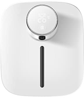 Liummrcy Distributeur de Savon Automatique Distributeur de désinfectant pour Les Mains Mural Distributeur de Mousse Liquide électrique sans Contact Mural Distributeur de Savon sans Contact (Blanc)