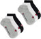 Champion Unisex Basics 6pk Sneaker Socken, Hellgrau Meliert, 43-46 EU