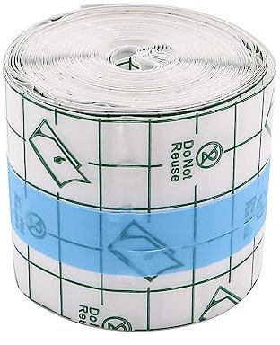 VOANZO Fasciatura Impermeabile Second Skin 5cm x 10m Nastro Elastico per Collo, Schiena, Spalle, Braccia, Polsi, Cosce, Fasciatura da Doccia