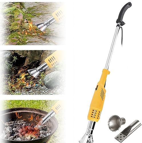 WDZDMYL Diserbatrice Termica elettrica, bruciatore per Erbacce con 2 ugelli e Cavo da 70 Pollici, Torcia Portatile per diserbatrice per Giardino, Patio, vialetto