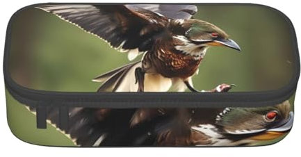 XVBCDFG Aufbewahrungstasche mit Jagdfliegen-Motiv, für Büro, Büro, Federmäppchen, Federmäppchen, Make-up-Tasche, Kosmetiktasche, Jagd fliegende Wildnis, Einheitsgröße, Federmäppchen