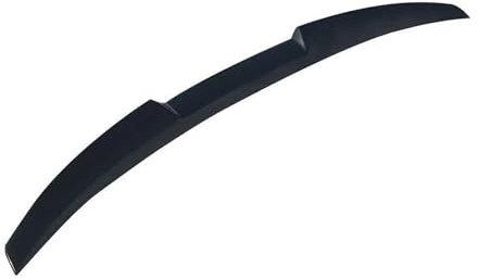 Aile Becquet De Toit Universel pour Voiture Aileron De Coffre Perforé À Deux Caissons pour SUV Aileron Arrière pour Voiture Spoiler(Black)