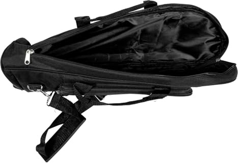 WEKADRIN Bolsa para Trompeta Portátil Acolchada Resistente Arañazos con Diseño Ergonómico y Asa Cómoda para Transporte Manual y Bandolera Protección Ligera y Transpirable para Instrumento