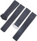 TEMKIN 22 mm 24 mm Uhrenarmband for TAG-Bügel for HEUER for GRAND for CARRERA for AQUARACER Weiches Silikon-Armband Zubehör Gummi-Uhrenarmband (Color : Black Strap, Size : 24MM_BLACK BUCKLE)