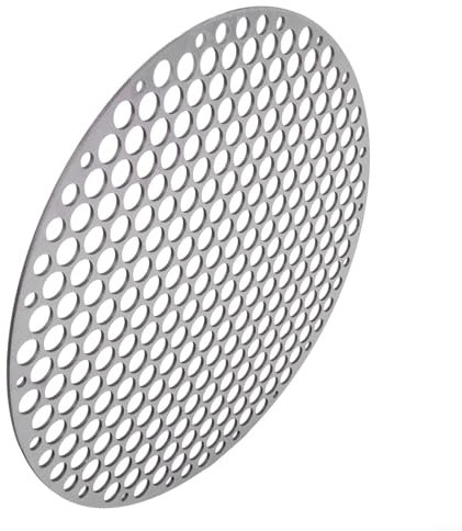Edelstahl-Grillrost, runde Grillmatte für Kohleofen, Dampfnetze (22 cm)
