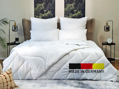 BEFA CARE 4-Jahreszeiten Bettdecke 240x220 cm | 2-in-1 Steppdecke aus Mikrofaser | Füllgewicht 1270g | Oeko-Tex Klasse 1 | Made in Germany