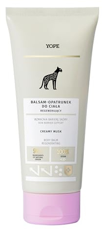 YOPE - Body Lotion Cremiger Moschus Mit Mango Marula & Mandelmilch - Regenerierend Feuchtigkeitsspendend Mit Symbiotischem Komplex Warm Kristall Formel - 200 ml