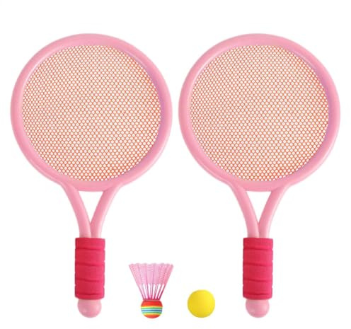 Racchette da badminton per bambini, set professionale da badminton per interni, set di racchette da badminton per principianti, attrezzatura da gioco interattiva, gioco divertente per ragazzi e