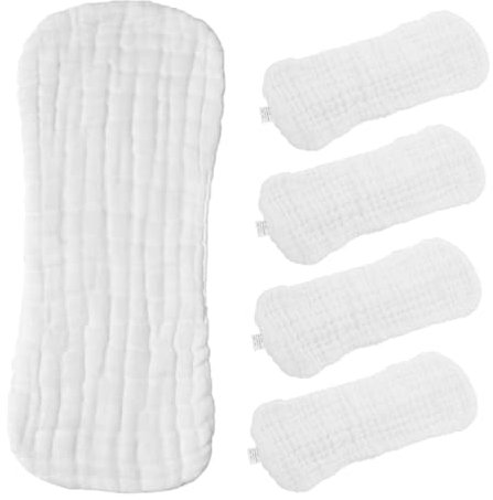 COLLBATH Windeln Baumwollwindeln Wiederverwendbare Stoffwindeln Für Babys Neugeborene Spucktücher Saugfähige Atmungsaktive