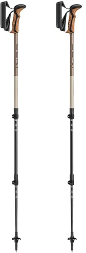 LEKI Khumbu Hiking Poles for Women and Men | Adjustable aluminum trekking poles (110–145 cm) with trekking baskets