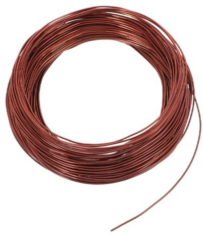 Sosoport 1 Rollo De Alambre De Aluminio para Hacer Joyas Coronas Esculturas Bonsáis Modelado Marrón Claro