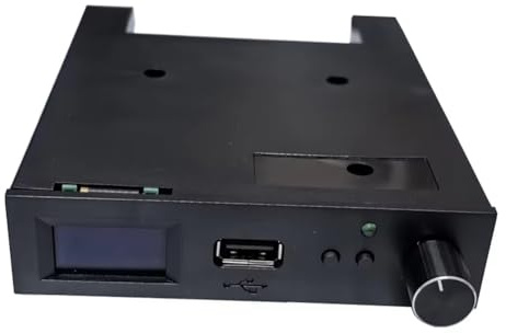 Hipzeepo Emulateur de Lecteur de Disquette SFRM44-U100LQD-435 Emulateur de Lecteur de Disquette OLED Flash Floppy Drive