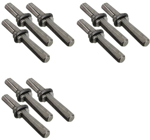 Tacdas 9 Set Separadores de Piedra 9/16 Pulgadas Cuñas y Plumas de Metal Cuñas Herramienta de Mano Separadores de de Hormigón