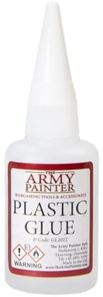 The Army Painter Plastic Glue - Plastic Cement Glue for Miniatures and Small Parts - Strong Bond Polystyrene Contact Cement Adhesive, 20 ml