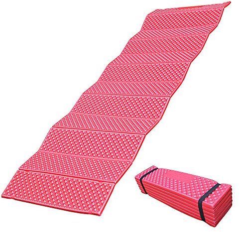 LIXADA Tapis de Camping, Mousse Ultra-légère, Coussin Pliant, Matelas d'extérieur, Coussin de Couchage Pique-Nique sur la Plage, 190x57cm