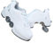 ZZ Inline-Skate Rollschuh Roller Skates Lauflernschuhe,Sneakers,2in1 Mehrzweckschuhe Schuhe Mit Rollen Skateboardschuhe,Inline-Skate,Verstellbare Quad-Rollschuh Stiefel Skateboardschuhe,White-EU36